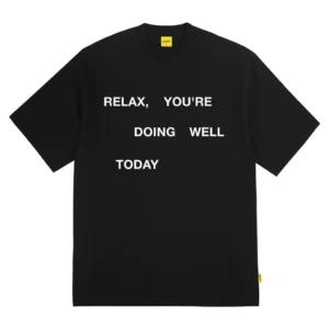 Relax Black - Heavy Cotton Tshirt