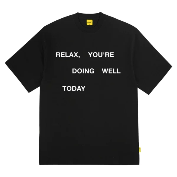 Relax Black - Heavy Cotton Tshirt
