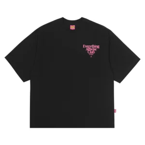 ALLWISE CLUB BOXY T-SHIRT BLACK