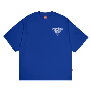 ALLWISE CLUB BOXY T-SHIRT BLUE