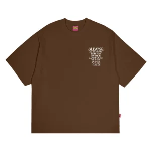 GROW BOXY T-SHIRT BROWN