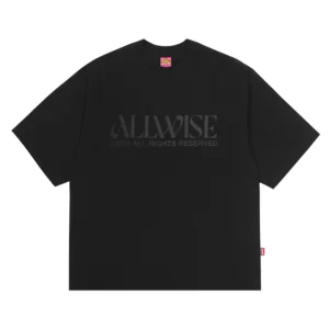 LOGO BACK BOXY T-SHIRT BLACK