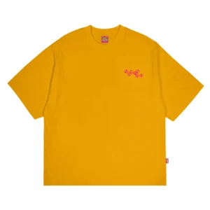 MINDFULL BOXY T-SHIRT MUSTARD