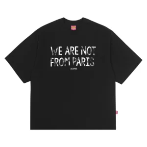 NOT PARIS BOXY T-SHIRT BLACK