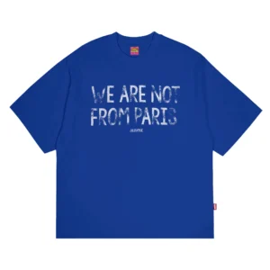NOT PARIS BOXY T-SHIRT BLUE