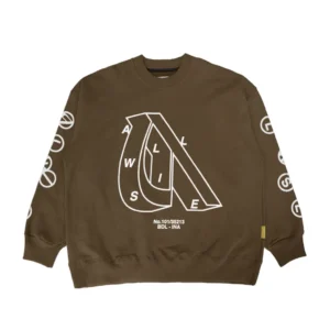 LOGOLINE SWEATSHIRT BROWN