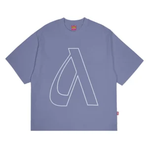 LOGO A BOXY T-SHIRT DENIM